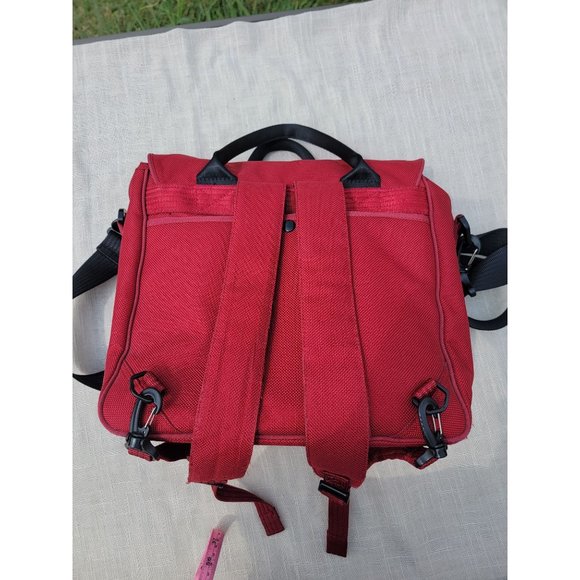 Tin Tac Red Messenger Bag/Backpack‎ Travel Bag - Picture 3 of 7